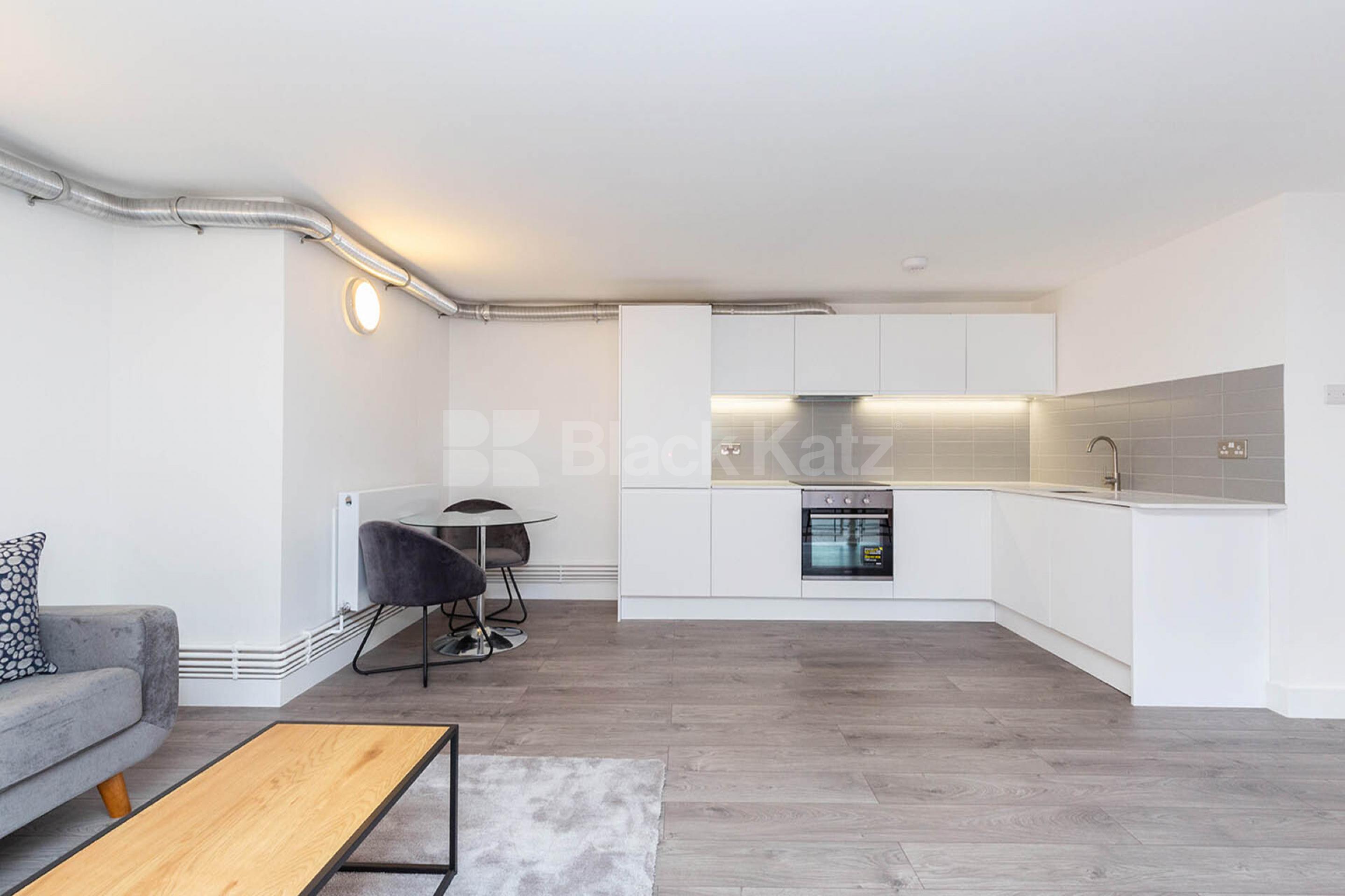 Spacious one bedroom mezzanine property set in a warehouse conversion Dove Road, Canonbury / Islington N1